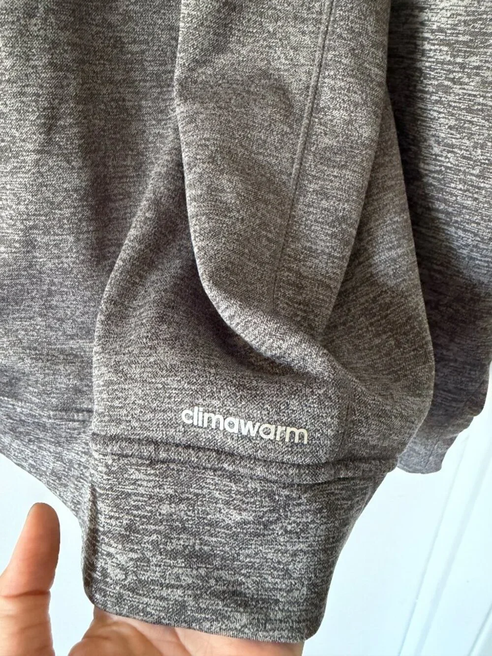 Adidas Team Issue ClimaWarm Gray Pullover Hoodie Men’s XL